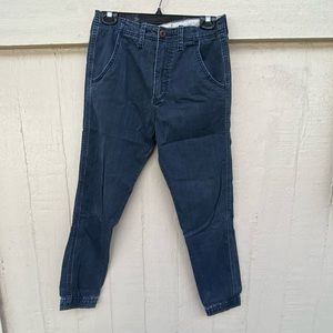 Hollister black printed jogger pants